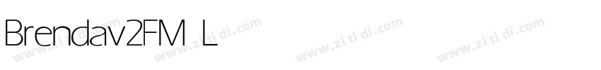 Brendav2FM Light字体转换